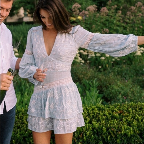 LoveShackFancy Abitha Mini Dress